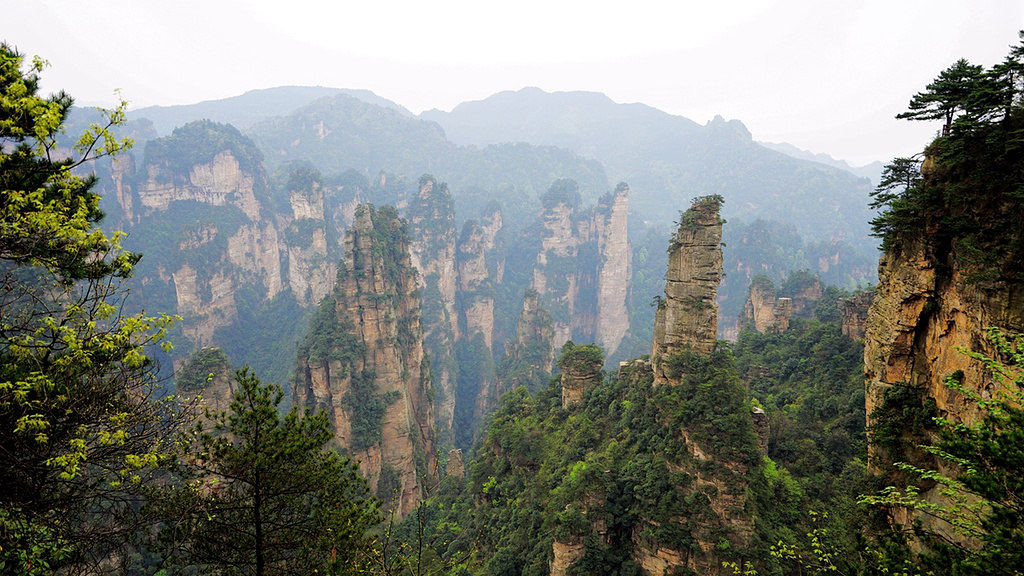 湖南张家界旅游景点 - 玉瓶峰