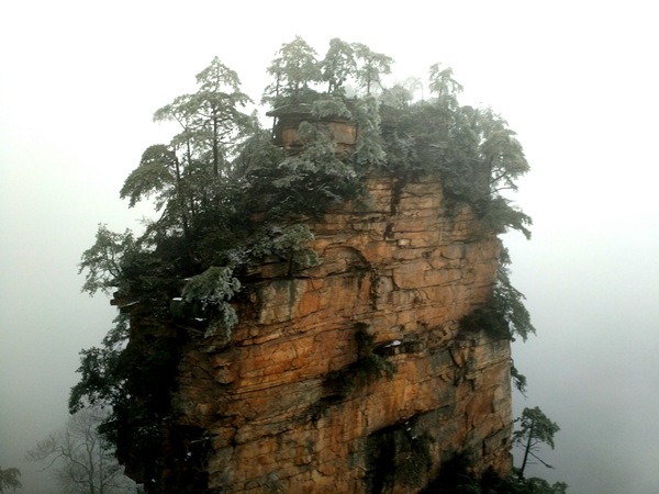 张家界旅游攻略自由行三天 - 武陵源雾凇冰挂醉游人 景区交通畅通