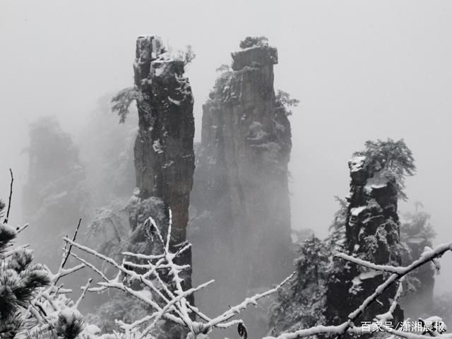 张家界旅游门票 - 银装素裹！张家界黄石寨下雪了